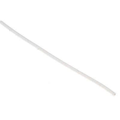 Alpha Wire Premium Series White 0.23 mm² Hook Up Wire, 24 AWG, 7/0.20 mm, 30m, PTFE Insulation