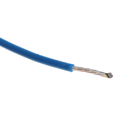 Alpha Wire Premium Series Blue 0.23 mm² Hook Up Wire, 24 AWG, 7/0.20 mm, 30m, PTFE Insulation