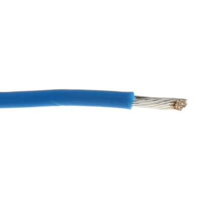 Alpha Wire Premium Series Blue 0.62 mm² Hook Up Wire, 20 AWG, 19/0.20 mm, 30m, PTFE Insulation