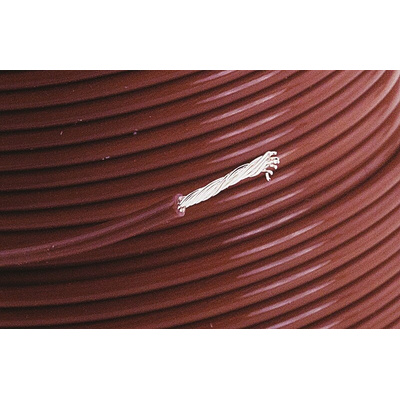 Alpha Wire Brown 0.96 mm² PTFE Equipment Wire, 18 AWG, 19/0.25 mm, 30m, PTFE Insulation