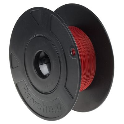 TE Connectivity FlexLite Series Red 0.26 mm² Hook Up Wire, 23 AWG, 19/0.12 mm, 100m, Polyolefin Insulation