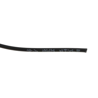 TE Connectivity FlexLite Series Black 1 mm² Equipment Wire, 17 AWG, 19/0.25 mm, 100m, Polyolefin Insulation