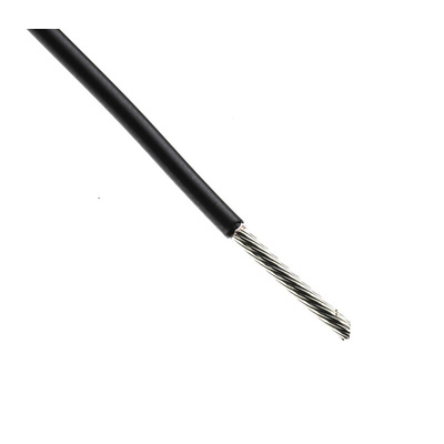 TE Connectivity FlexLite Series Black 1.5 mm² Equipment Wire, 16 AWG, 19/0.32 mm, 100m, Polyolefin Insulation