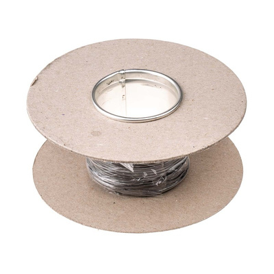 Hew Heinz Eilentropp SIFF Series Black 0.26 mm² Hook Up Wire, 23 AWG, 130/0.05 mm, 20m, Silicone Insulation
