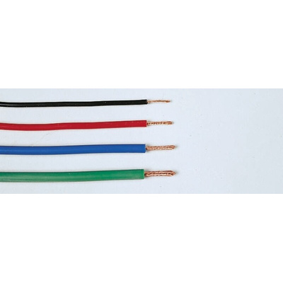 Hew Heinz Eilentropp SIFF Series Black 1.5 mm² Hook Up Wire, 15 AWG, 392/0.07 mm, 100m, Silicone Insulation
