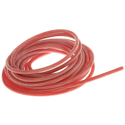 Hew Heinz Eilentropp SIFF Series Red 1.5 mm² Hook Up Wire, 15 AWG, 392/0.07 mm, 5m, Silicone Rubber Insulation