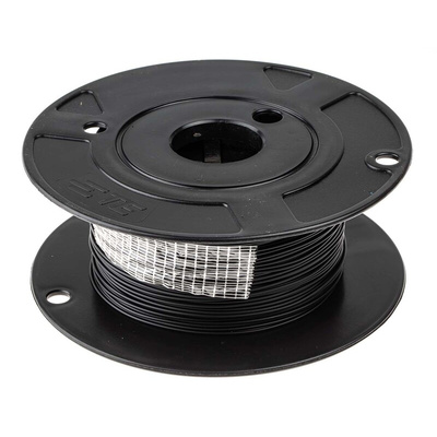 TE Connectivity Black 0.5 mm² Harsh Environment Wire, 0.18 mm, 100m, Polymer Insulation