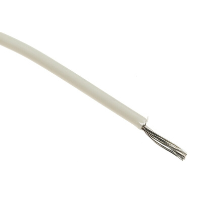 TE Connectivity White 1.5 mm² Harsh Environment Wire, 0.23 mm, 100m, Polymer Insulation