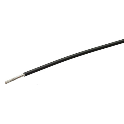TE Connectivity FlexLite Series Black 1.5 mm² High Temperature Wire, 19/0.32 mm, 100m, ETFE Insulation