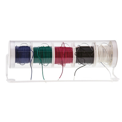 Alpha Wire Wire Kits Series Assorted 0.36 mm² Hook Up Wire, 22 AWG, 7/0.20 mm, 30m, PVC Insulation