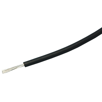 Hitachi MLCF Series Black 1.3 mm² Hook Up Wire, 16 AWG, 50/0.18 mm, 20m, PEX Insulation