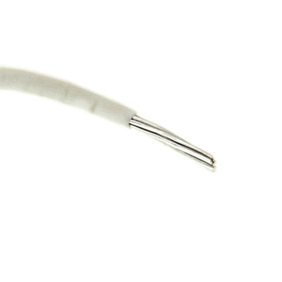 Alpha Wire EcoWire Series White 0.33 mm² Hook Up Wire, 22 AWG, 7/0.25 mm, 30m, MPPE Insulation