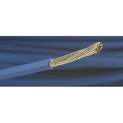 Alpha Wire EcoWire Series Blue 1.3 mm² Hook Up Wire, 16 AWG, 26/0.25 mm, 30m, MPPE Insulation