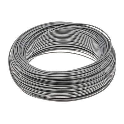 Lapp ÖLFLEX® H05Z-K 90° Series Grey 0.52 mm² Hook Up Wire, 20 AWG, 100m