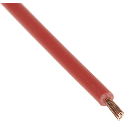 Lapp ÖLFLEX® H05Z-K 90° Series Red 0.75 mm² Hook Up Wire, 18 AWG, 100m