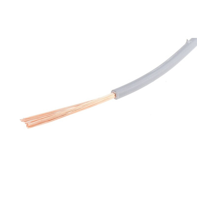 Lapp ÖLFLEX® H07Z-K 90° Series Grey 1.5 mm² Hook Up Wire, 15 AWG, 100m