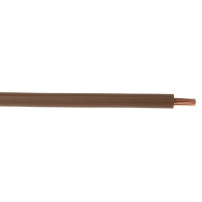 Lapp ÖLFLEX® H07Z-K 90° Series Brown 2.5 mm² Hook Up Wire, 13 AWG, 100m