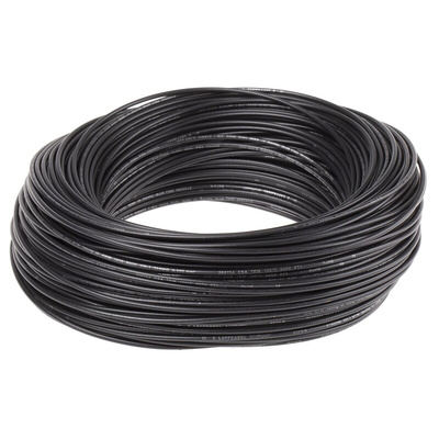 Lapp Black 0.52 mm² Hook Up Wire, 20 AWG, 100m, PVC Insulation