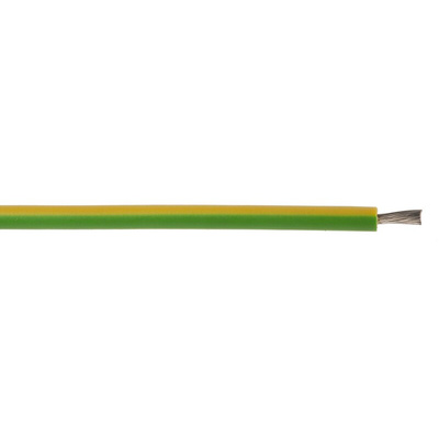 Lapp Green/Yellow 0.75 mm² Hook Up Wire, 20 AWG, 100m, PVC Insulation