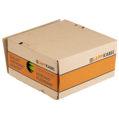 Lapp Green/Yellow 1.5 mm² Hook Up Wire, 16 AWG, 100m, PVC Insulation