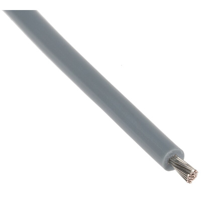 Lapp Grey 1.5 mm² Hook Up Wire, 15 AWG, 100m, PVC Insulation