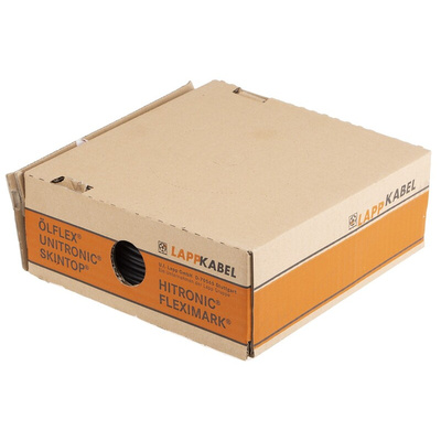 Lapp Black 2.5 mm² Hook Up Wire, 13 AWG, 100m, PVC Insulation
