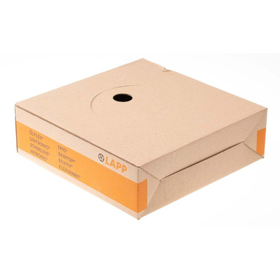 Lapp ÖLFLEX® H05V-K Series Green/Yellow 1 mm² Hook Up Wire, 18 AWG, 32/32, 100m, PVC Insulation