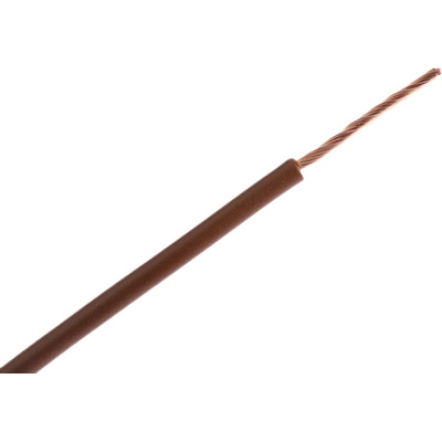 Lapp ÖLFLEX® H05V-K Series Brown 1 mm² Hook Up Wire, 32/32, 100m, PVC Insulation
