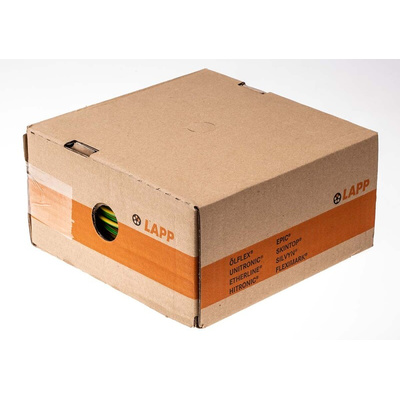 Lapp ÖLFLEX® H07V-K Series Green/Yellow 2.5 mm² Hook Up Wire, 50/30, 100m, PVC Insulation