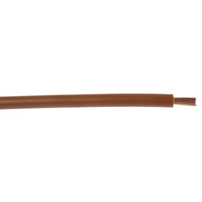 Lapp ÖLFLEX® H07V-K Series Brown 2.5 mm² Hook Up Wire, 14 AWG, 50/30, 100m, PVC Insulation