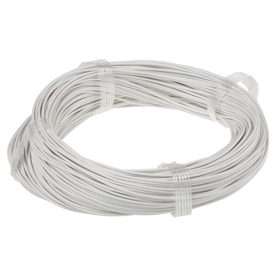 Lapp ÖLFLEX HEAT Series White 0.25 mm² Hook Up Wire, 24 AWG, 19/0.25 mm, 100m, Silicone Insulation