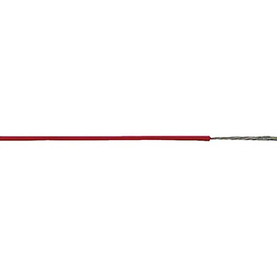 Lapp ÖLFLEX HEAT Series Red 0.5 mm² Hook Up Wire, 20 AWG, 19/0.25 mm, 100m, Silicone Insulation