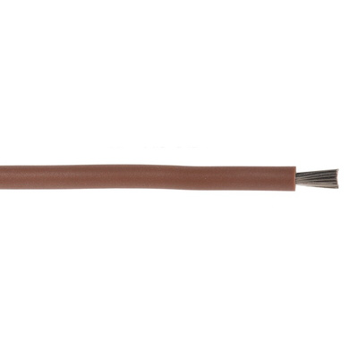 Lapp ÖLFLEX HEAT Series Brown 1.5 mm² Hook Up Wire, 15 AWG, 19/0.25 mm, 100m, Silicone Insulation