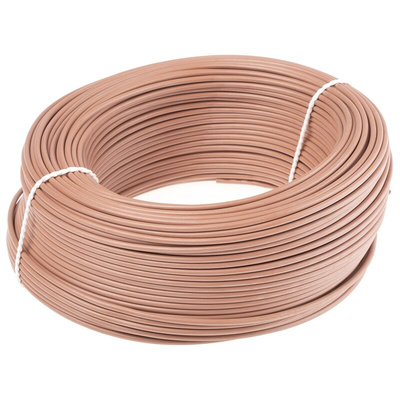 Lapp ÖLFLEX HEAT Series Brown 1.5 mm² Hook Up Wire, 15 AWG, 19/0.25 mm, 100m, Silicone Insulation