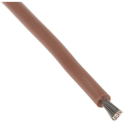 Lapp ÖLFLEX HEAT Series Brown 1.5 mm² Hook Up Wire, 15 AWG, 19/0.25 mm, 100m, Silicone Insulation