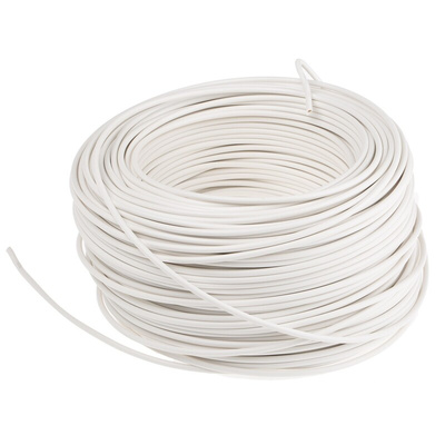 Lapp ÖLFLEX HEAT Series White 1.5 mm² Hook Up Wire, 15 AWG, 19/0.25 mm, 100m, Silicone Insulation