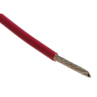 Alpha Wire EcoWire Series Red 0.52 mm² Hook Up Wire, 20 AWG, 10/0.25 mm, 305m, MPPE Insulation