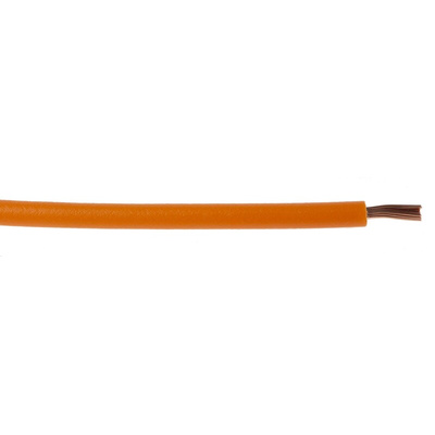 Lapp ÖLFLEX® H05V-K Series Orange 1 mm² Hook Up Wire, 100m, PVC Insulation