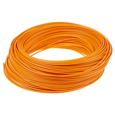 Lapp ÖLFLEX® H05V-K Series Orange 1 mm² Hook Up Wire, 100m, PVC Insulation