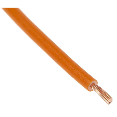 Lapp ÖLFLEX® H05V-K Series Orange 1 mm² Hook Up Wire, 100m, PVC Insulation