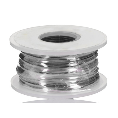 Alpha Wire 3051 Series Black 0.33 mm² Hook Up Wire, 22 AWG, 1/0.64 mm, 30m, PVC Insulation