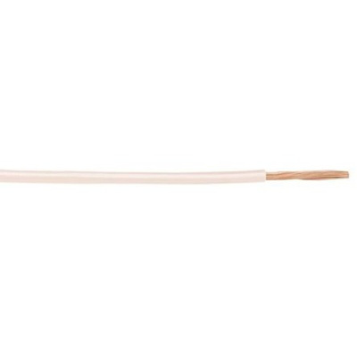 Alpha Wire White 0.08 mm² Hook Up Wire, 28 AWG, 7/0.12 mm, 30m, PVC Insulation