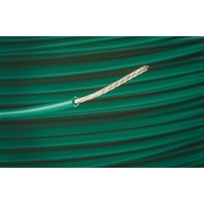Alpha Wire Green 0.51 mm² Hook Up Wire, 20 AWG, 10/0.25 mm, 305m, PVC Insulation