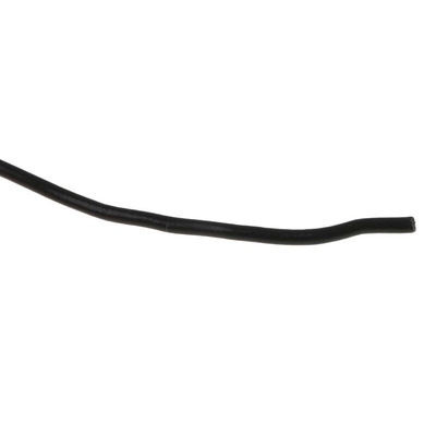 Nexans KY30 Series Black 0.2 mm² Hook Up Wire, 24 AWG, 7/0.2 mm, 250m, PVC Insulation
