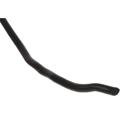 Nexans KY30 Series Black 0.2 mm² Hook Up Wire, 24 AWG, 7/0.2 mm, 250m, PVC Insulation