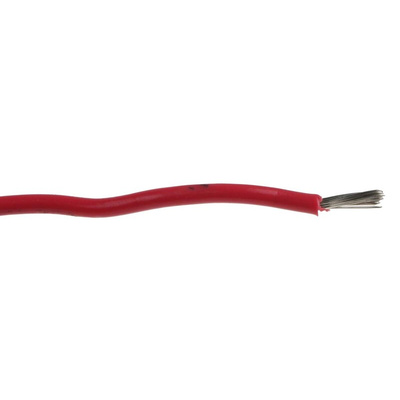 Nexans KY30 Series Red 0.52 mm² Hook Up Wire, 20 AWG, 19/0.2 mm, 100m, PVC Insulation