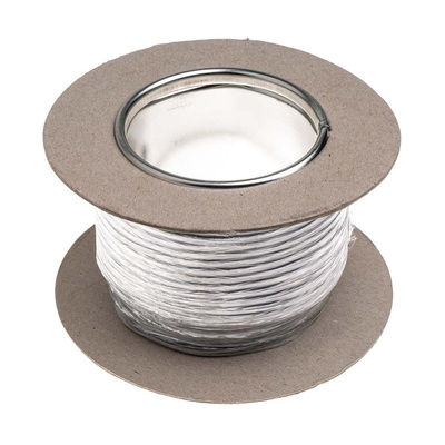 Hew Heinz Eilentropp SIFF Series Black 1.1 mm² Hook Up Wire, 17 AWG, 516/0.05 mm, 20m, Silicone Insulation