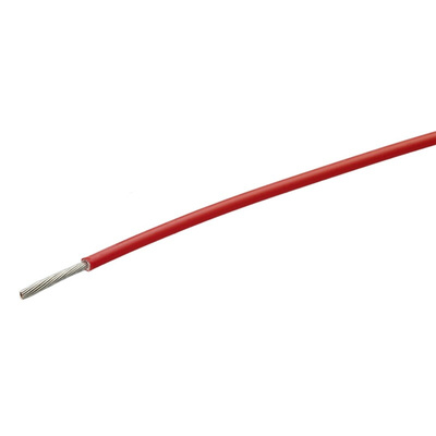 TE Connectivity FlexLite Series Red 0.75 mm² High Temperature Wire, 19/0.23 mm, 100m, ETFE Insulation