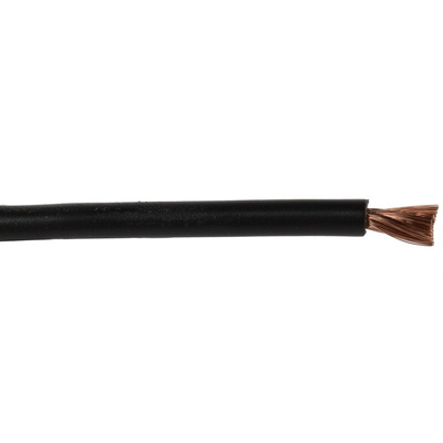 Lapp Black 1 mm² Hook Up Wire, 17 AWG, 100m, PVC Insulation