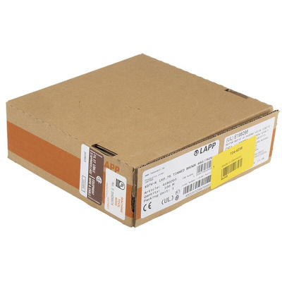 Lapp Brown 0.75 mm² Hook Up Wire, 20 AWG, 100m, PVC Insulation